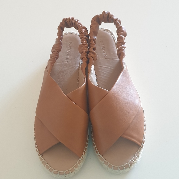 Witchery tan leather espadrilles - Picture 2 of 8